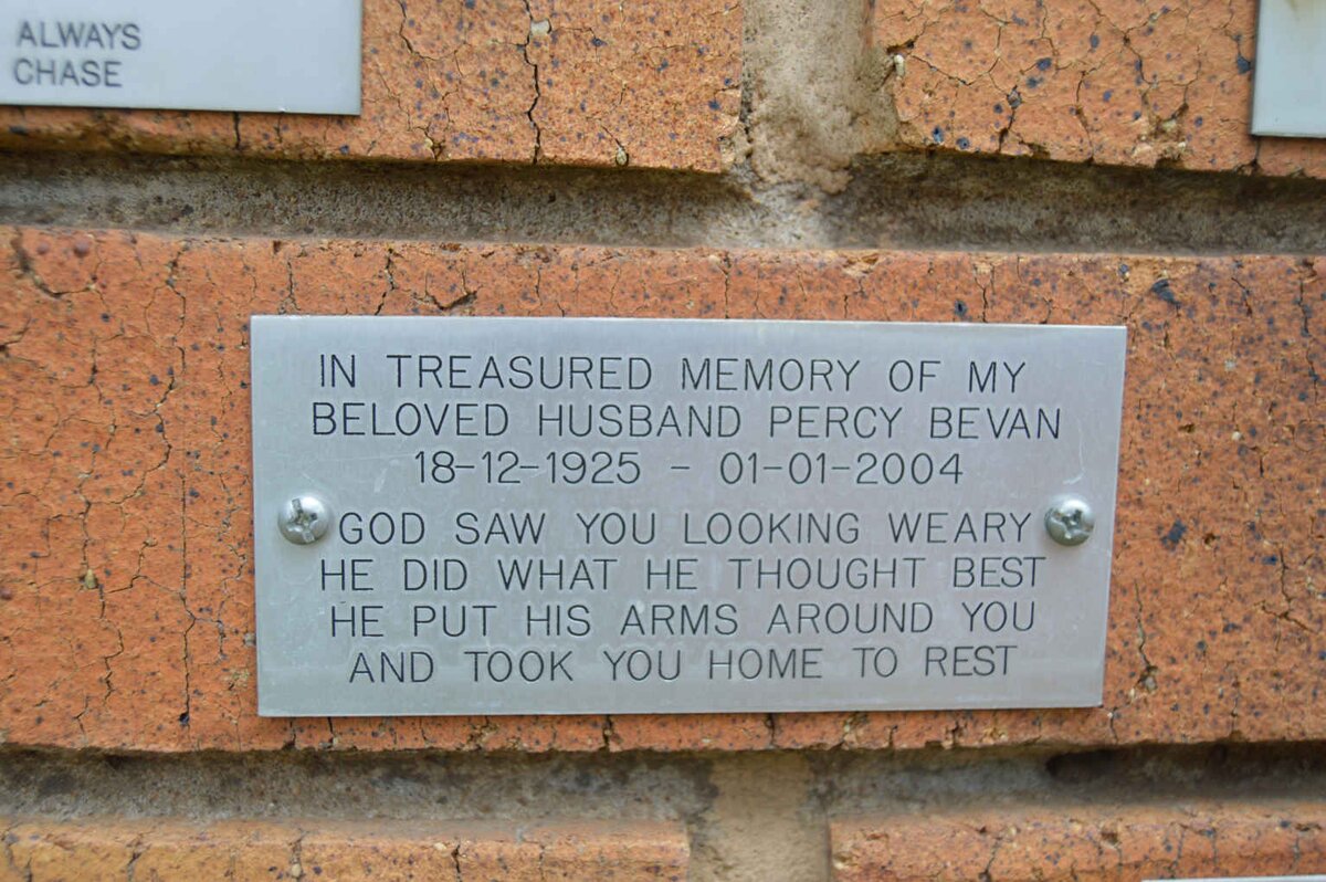 BEVAN Percy 1925-2004