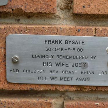 BYGATE Frank 1916-1988