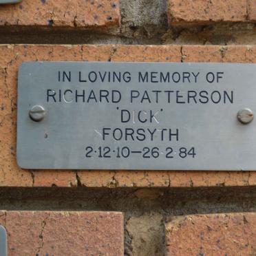 FORSYTH Richard Patterson 1910-1984