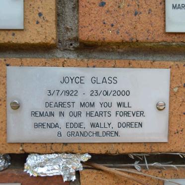 GLASS Joyce 1922-2000