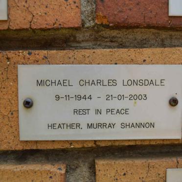 LONSDALE Michael Charles 1944-2003