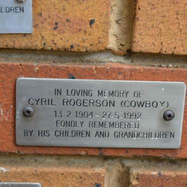 ROGERSON Cyril 1904-1992