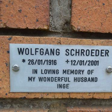 SCHROEDER Wolfgang 1916-2001