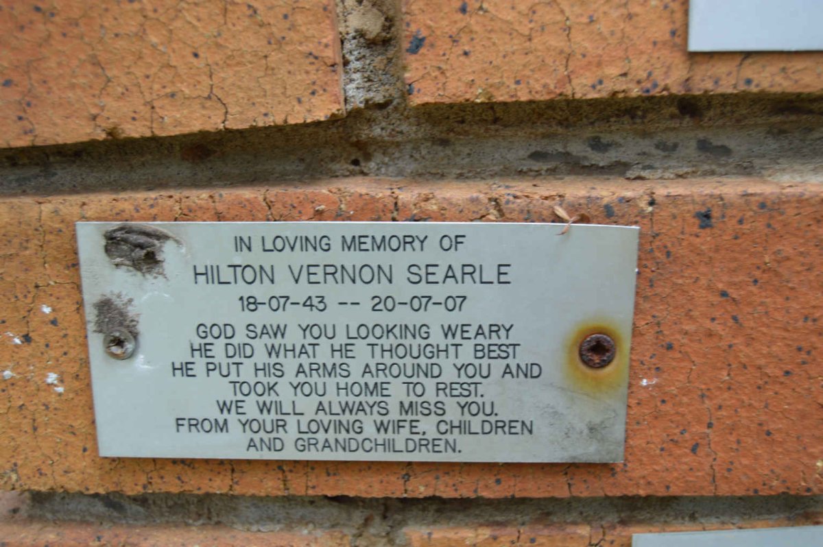 SEARLE Hilton Vernon 1943-2007