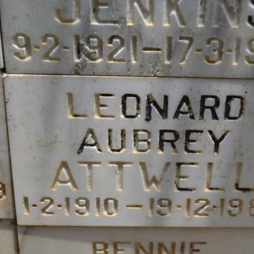ATTWELL Leonard Aubrey 1910-1988