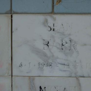 BARR Sean 1948-1993