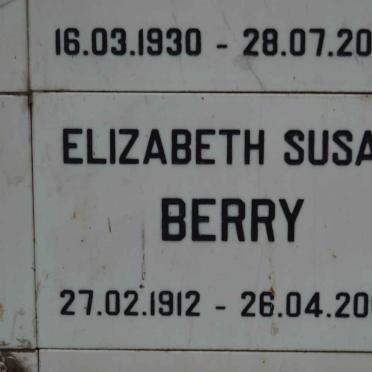 BERRY Elizabeth Susan 1912-2006