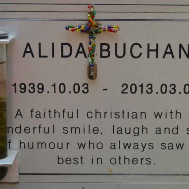 BUCHAN Alida 1939-2013