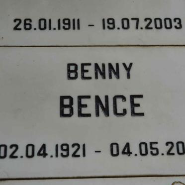 BENCE Benny 1921-2003