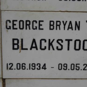 BLACKSTOCK George Bryan 1934-2002
