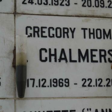 CHALMERS Gregory Thomas 1969-2004