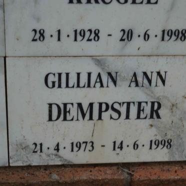 DEMPSTER Gillian Ann 1973-1998