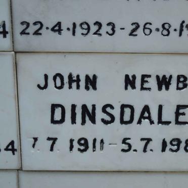 DINSDALE John Newby 1911-1984