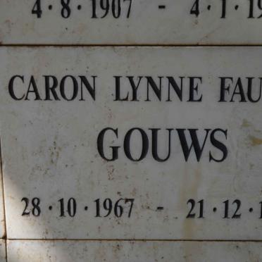 GOUWS Caron Lynne Faulds 1967-1995
