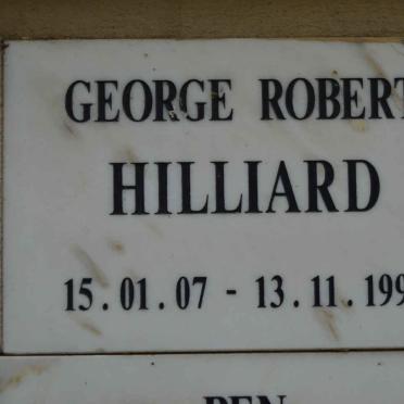 HILLIARD George Robert 1907-1999