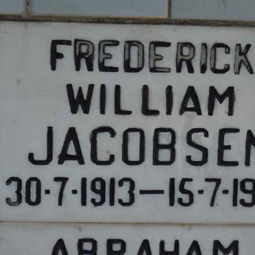 JACOBSEN Frederick William 1913-1987
