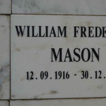 MASON William Frederick 1916-1999