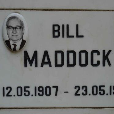 MADDOCK Bill 1907-1976