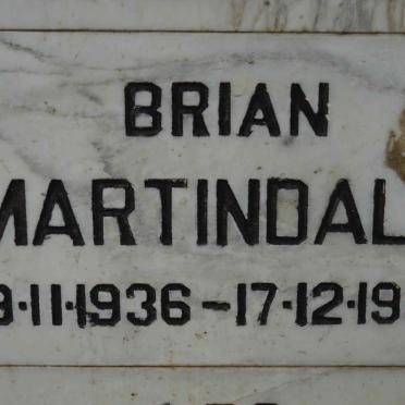 MARTINDALE Brian 1936-1989