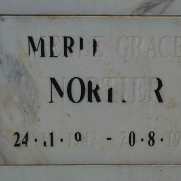 NORTIER Merle Grace 1942-1992