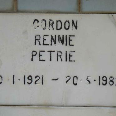 PETRIE Gordon Rennie 1921-1982