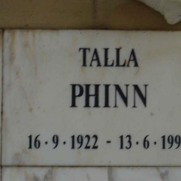 PHINN Talla 1922-1998