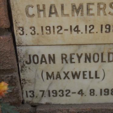REYNOLDS Joan nee MAXWELL 1932-1985