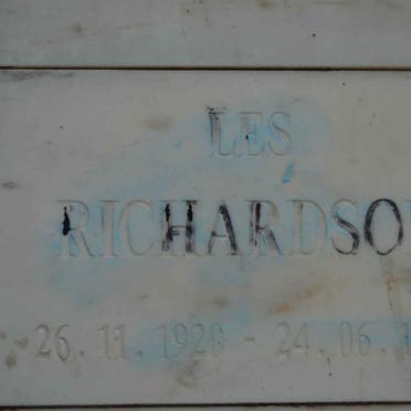 RICHARDSON Les 1920-1999