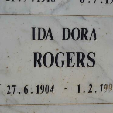ROGERS Ida Dora 1904-1995