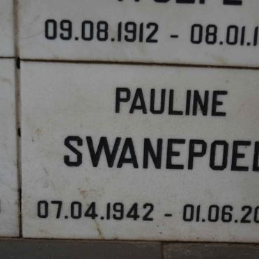 SWANEPOEL Pauline 1942-2008