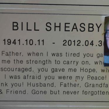 SHEASBY Bill 1941-2012