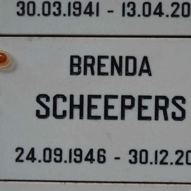 SCHEEPERS Brenda 1946-2011