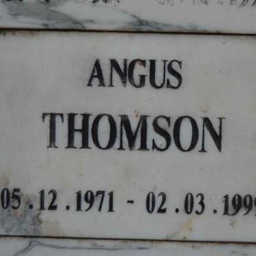 THOMSON Angus 1971-1999