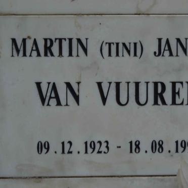 VUUREN Martin, Jansen van 1923-1997