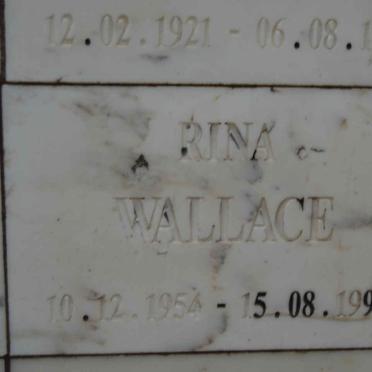 WALLACE Rina 1954-1999