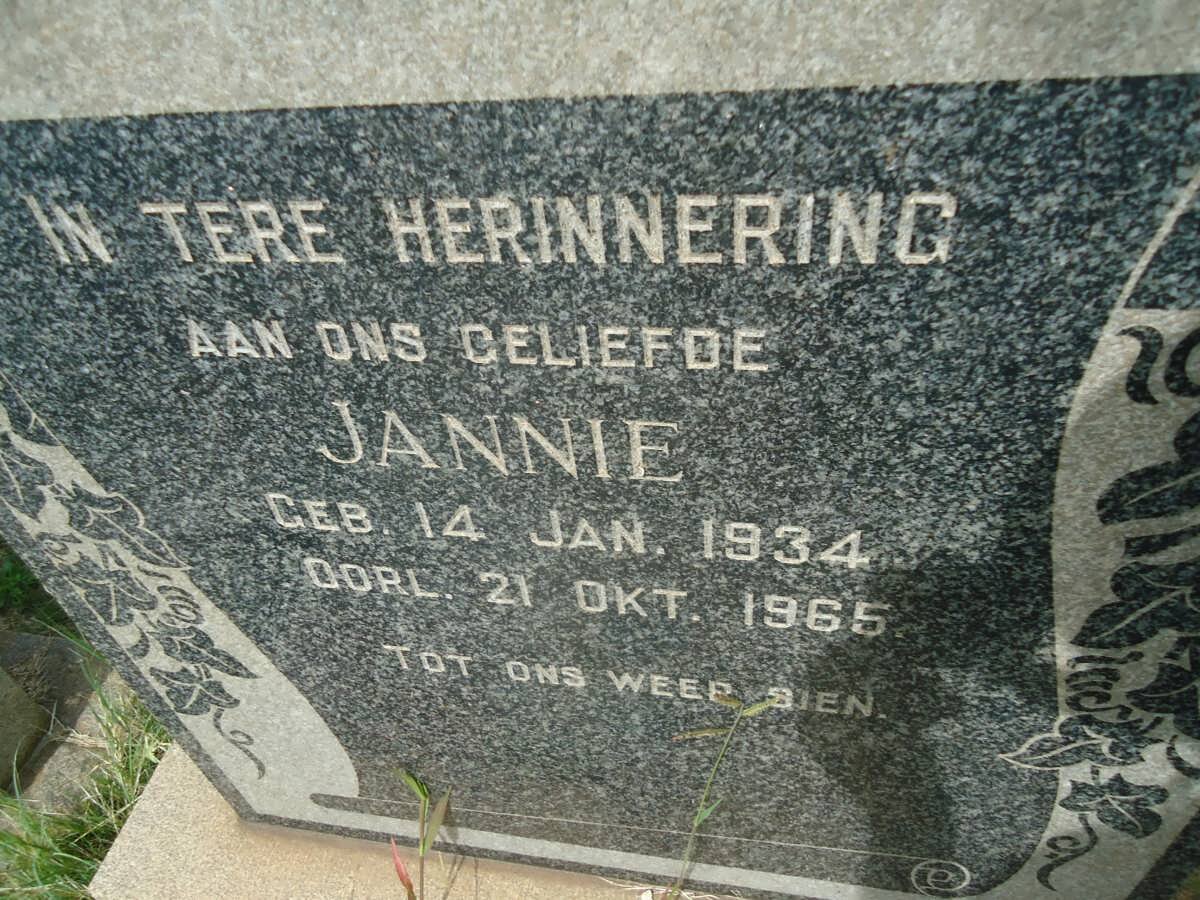 ? Jannie 1934-1965