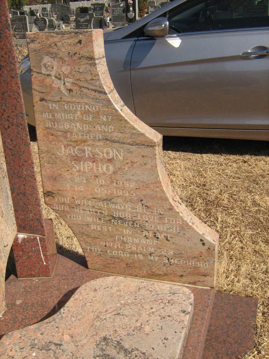 ? Jackson Sipho 1952-1995