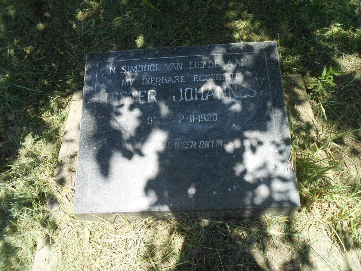 ? Pieter Johannes -1920