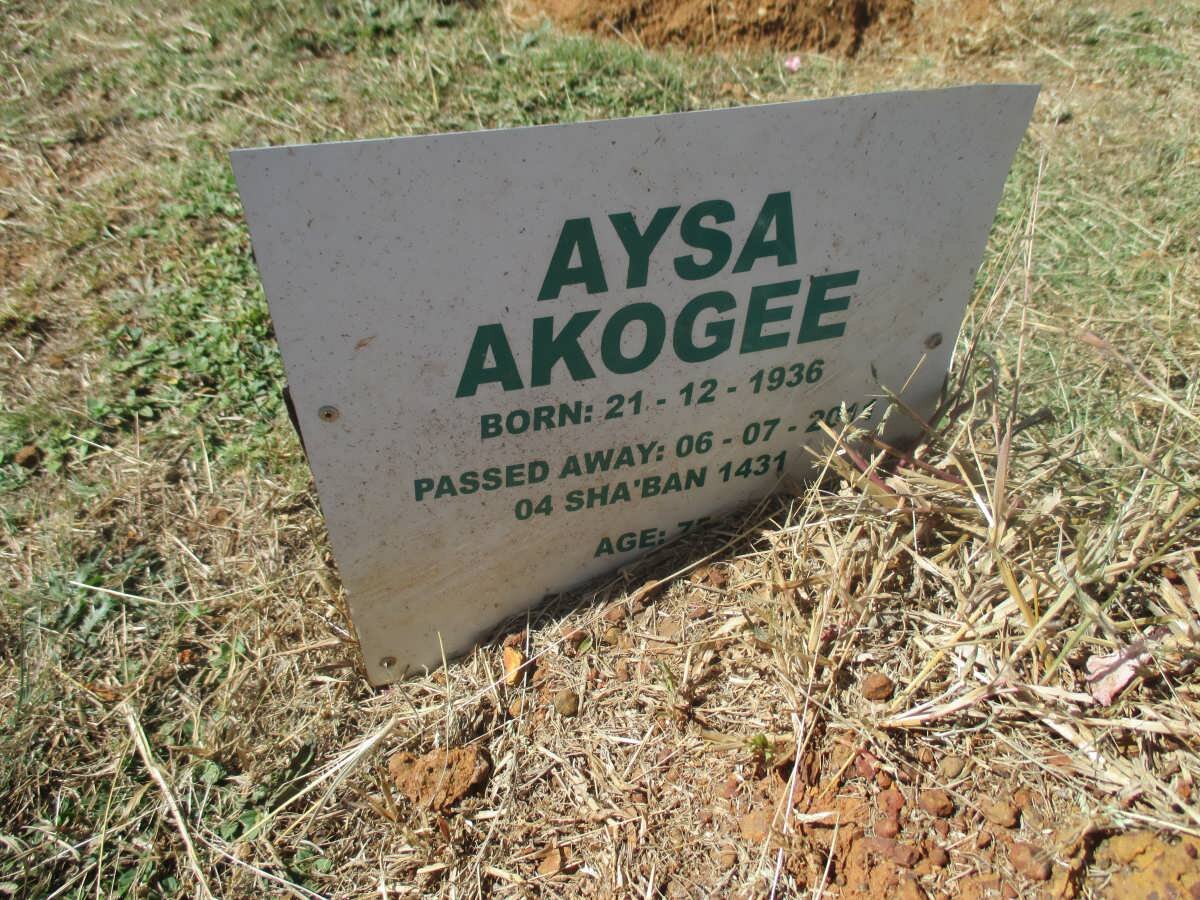 AKOGEE Aysa 1936-2011