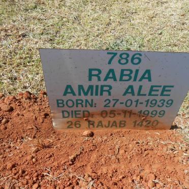 ALEE Rabia Amir 1939-1999
