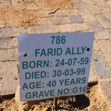 ALLY Farid 1959-1999