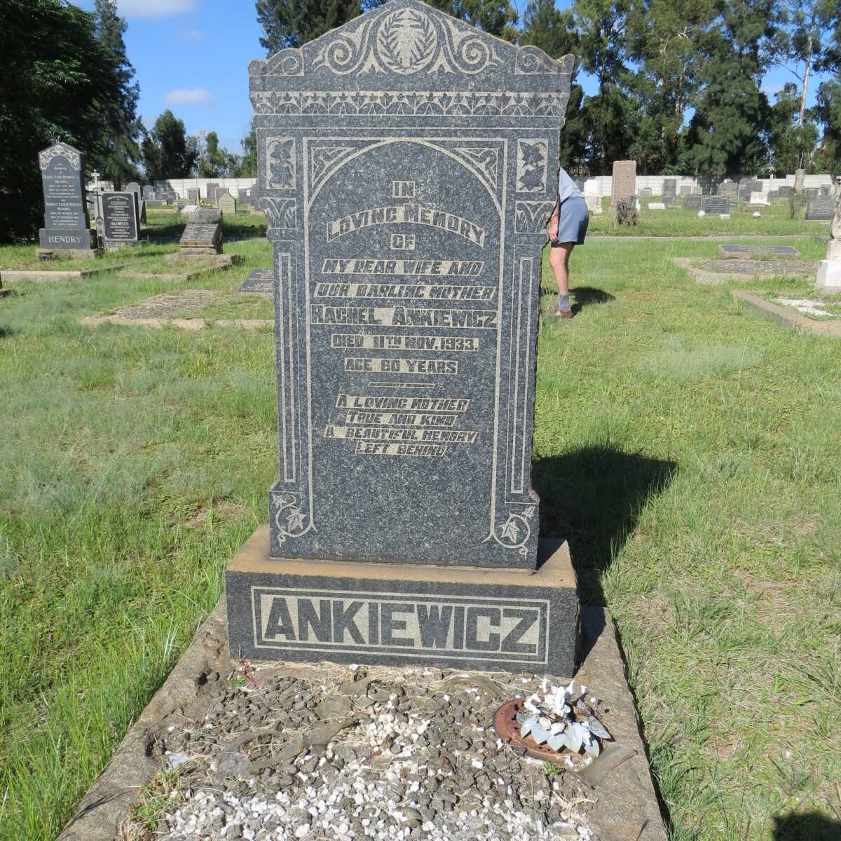 ANKIEWICZ Rachel -1933