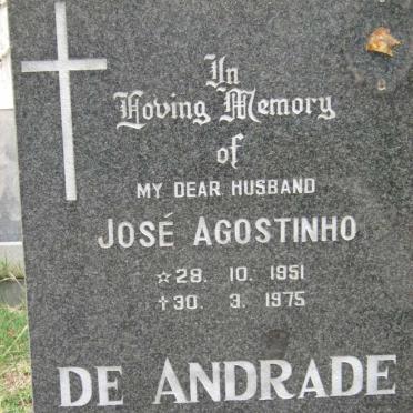 ANDRADE José Agostinho, de 1951-1975
