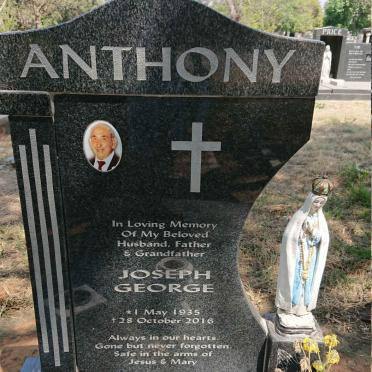 ANTHONY Joseph George 1935-2016