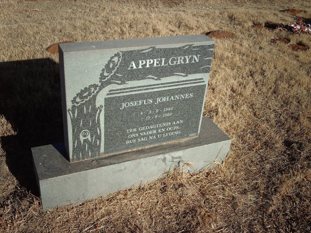 APPELGRYN Josefus Johannes 1940-1996