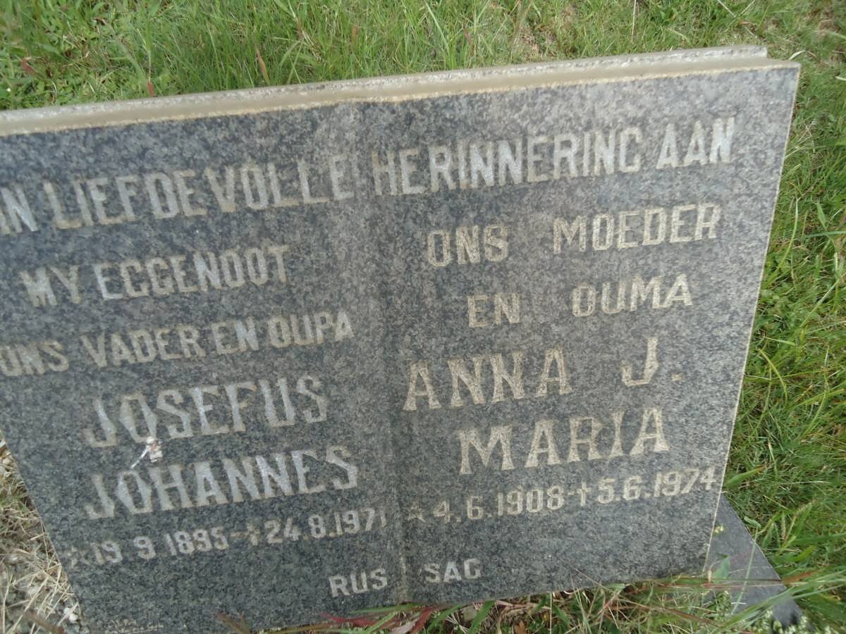 APPELGRYN Josefus Johannes 1895-1971 &amp; Anna J. Maria 1908-1974