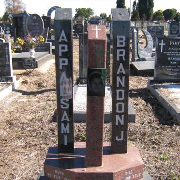 APPALSAMY Brandon J. 1976-2002