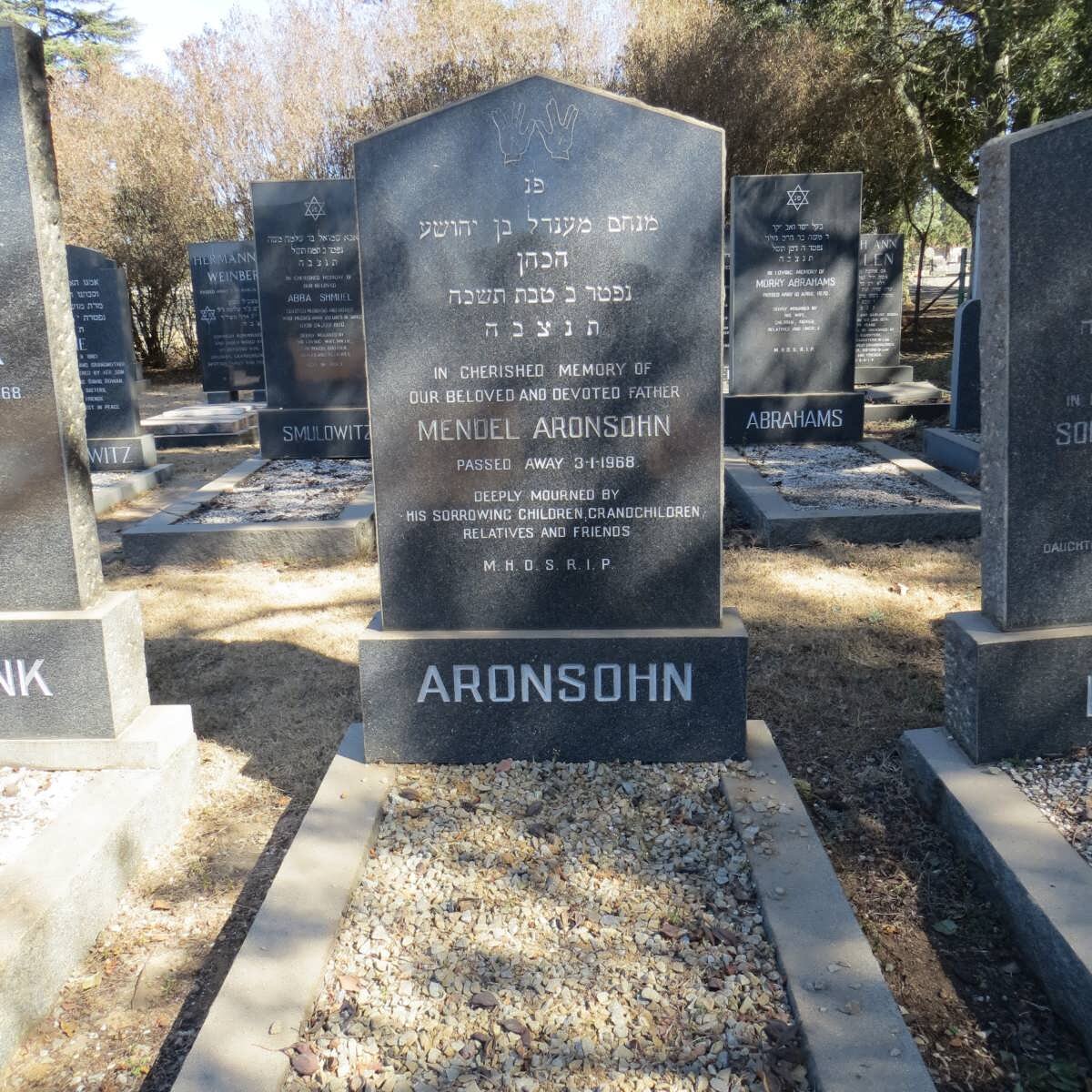 ARONSOHN Mendel -1968