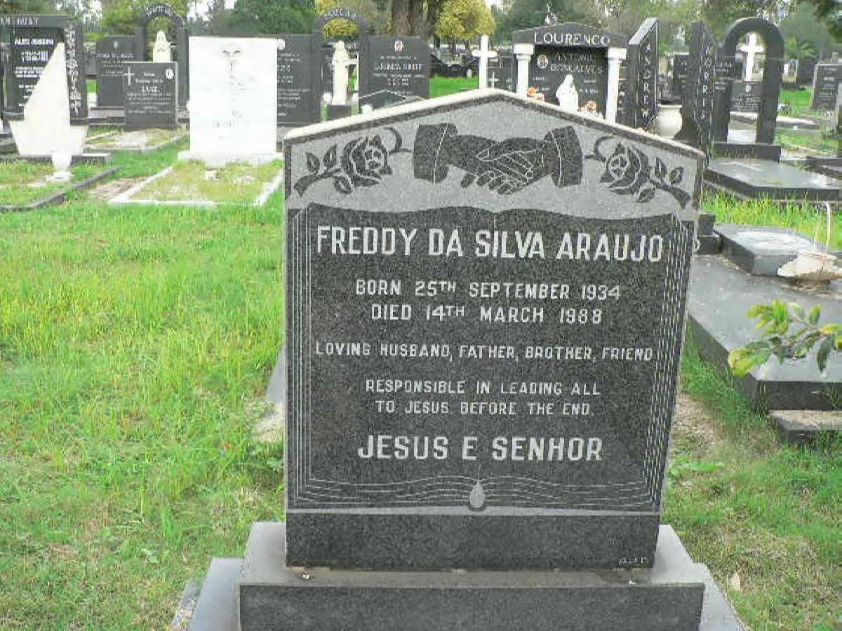 ARAUJO Freddy Da Silva 1934-1988