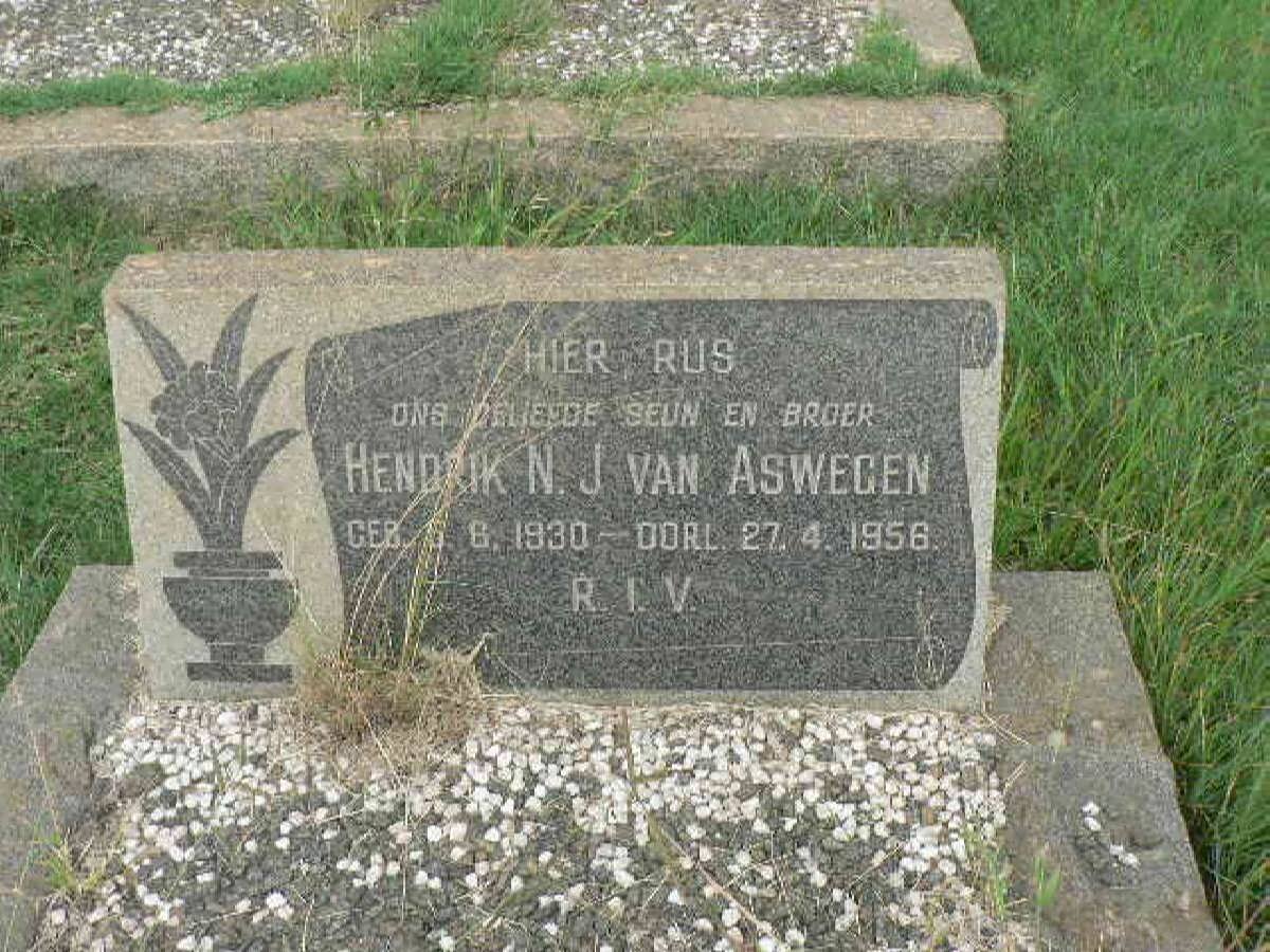 ASWEGEN Hendrik N.J., van 1930-1956
